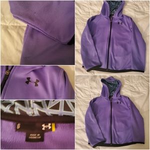 Girls Size 6 Under Armour zipper Hoodie